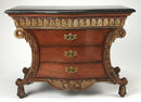 Valenti 48 in. W Rectangular Fossil Stone and Wood 3 Drawer Accent Chest by Butler Specialty Company