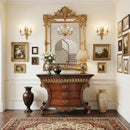 Valenti 48 in. W Rectangular Fossil Stone and Wood 3 Drawer Accent Chest by Butler Specialty Company