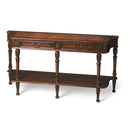 Merrion 60 in. W Rectangular Wood 2 Drawer Traditional Console Table with Lower Open Shelf by Butler Specialty Company