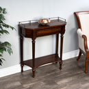Charleston 30 in. W Demilune Wood 1 Drawer Console Table with Lower Open Shelf by Butler Specialty Company