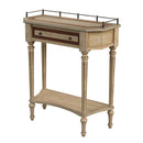 Charleston 30 in. W Demilune Wood 1 Drawer Console Table with Lower Open Shelf by Butler Specialty Company