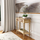 Charleston 30 in. W Demilune Wood 1 Drawer Console Table with Lower Open Shelf by Butler Specialty Company