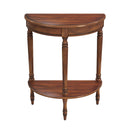 Bellini  24 in. W Demilune Wood Console Table with Lower Open Shelf by Butler Specialty Company