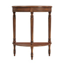 Bellini  24 in. W Demilune Wood Console Table with Lower Open Shelf by Butler Specialty Company