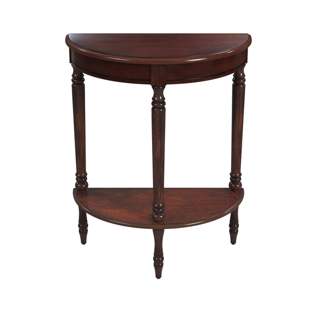 Bellini  24 in. W Demilune Wood Console Table with Lower Open Shelf by Butler Specialty Company