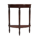 Bellini  24 in. W Demilune Wood Console Table with Lower Open Shelf by Butler Specialty Company