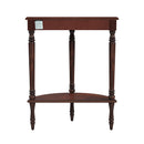 Bellini  24 in. W Demilune Wood Console Table with Lower Open Shelf by Butler Specialty Company