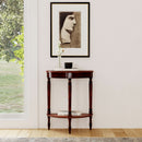 Bellini  24 in. W Demilune Wood Console Table with Lower Open Shelf by Butler Specialty Company