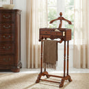 Petrov 22 in. W Rectangular Wood 2 Drawer Valet Stand by Butler Specialty Company