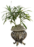 Matthias 20 in. W x 20 in. H Metal and Stone Decorative Planter by Butler Specialty Company