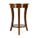 Holdin 18 in. W Round Wood Side Table with Lower Open Shelf by Butler Specialty Company