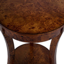 Holdin 18 in. W Round Wood Side Table with Lower Open Shelf by Butler Specialty Company
