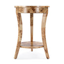 Holdin 18 in. W Round Wood Side Table with Lower Open Shelf by Butler Specialty Company
