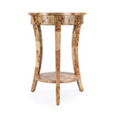 Holdin 18 in. W Round Wood Side Table with Lower Open Shelf by Butler Specialty Company