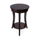 Holdin 18 in. W Round Wood Side Table with Lower Open Shelf by Butler Specialty Company