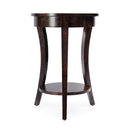 Holdin 18 in. W Round Wood Side Table with Lower Open Shelf by Butler Specialty Company