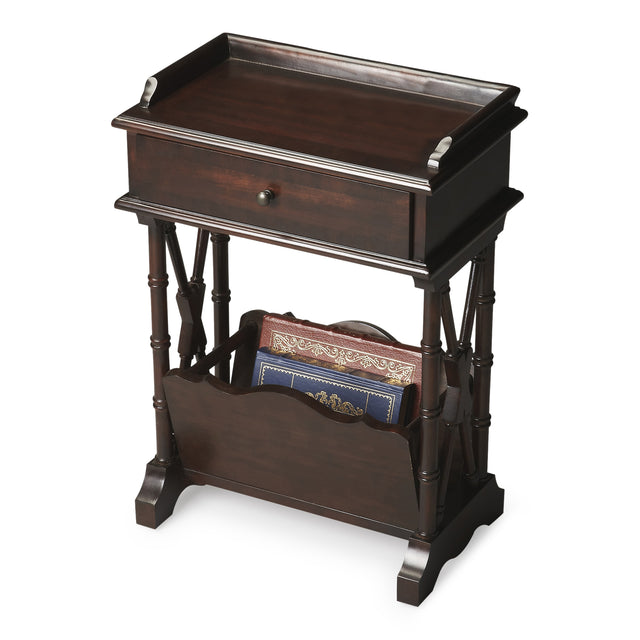 Cummings 15 in. W Rectangular Wood 1 Drawer End Table with Lower Magazine Storage by Butler Specialty Company