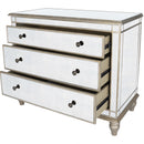 Laflin 38 in. W Rectangular Wood and Mirror 3 Drawer Console Accent Chest by Butler Specialty Company