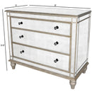 Laflin 38 in. W Rectangular Wood and Mirror 3 Drawer Console Accent Chest by Butler Specialty Company