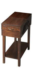 Dirzo 13 in. W Rectangular Wood Lift Top Storage End Table with Lower Open Shelf by Butler Specialty Company