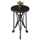 Costigan 14.25 Round Metal Side Table on Casters by Butler Specialty Company