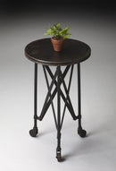 Costigan 14.25 Round Metal Side Table on Casters by Butler Specialty Company