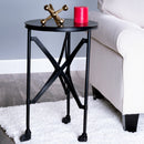 Costigan 14.25 Round Metal Side Table on Casters by Butler Specialty Company