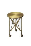 Costigan 14.25 Round Metal Side Table on Casters by Butler Specialty Company