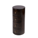 Liam 11 in. W Round Wood 4 Drawer End Table by Butler Specialty Company