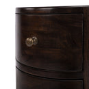 Liam 11 in. W Round Wood 4 Drawer End Table by Butler Specialty Company
