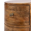 Liam 11 in. W Round Wood 4 Drawer End Table by Butler Specialty Company