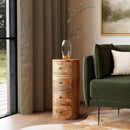 Liam 11 in. W Round Wood 4 Drawer End Table by Butler Specialty Company