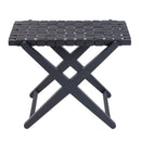 Cipriani 24 in. W Rectangular Leather & Wood Luggage Rack by Butler Specialty Company