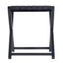 Cipriani 24 in. W Rectangular Leather & Wood Luggage Rack by Butler Specialty Company