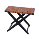 Cipriani 24 in. W Rectangular Leather & Wood Luggage Rack by Butler Specialty Company