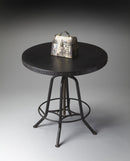 EngleWood 29 in. W Round Metal Industrial Hall/Pub Table with Foot Support by Butler Specialty Company