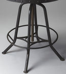 EngleWood 29 in. W Round Metal Industrial Hall/Pub Table with Foot Support by Butler Specialty Company