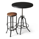 EngleWood 29 in. W Round Metal Industrial Hall/Pub Table with Foot Support by Butler Specialty Company