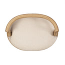 Hathaway 22.5 in. W Oval Upholstered and Wood Traditional Vanity Seat by Butler Specialty Company