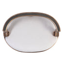 Hathaway 22.5 in. W Oval Upholstered and Wood Traditional Vanity Seat by Butler Specialty Company