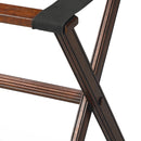 Anthony 25.25 in. W Rectangular Fabric and Wood Folding Luggage Rack by Butler Specialty Company