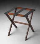 Anthony 25.25 in. W Rectangular Fabric and Wood Folding Luggage Rack by Butler Specialty Company