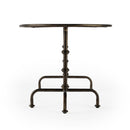 Kira 38 in. W Oval Metal Industrial Coffee Table with Tray Top Edging by Butler Specialty Company