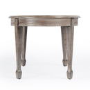 Clayton 38 in. W Oval Wood Coffee Table with Veneer Linen-Fold Inlay by Butler Specialty Company