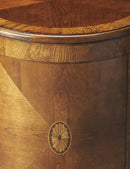 Lawrie 20 in. W  Round Wood Drum 1 Door Side Table by Butler Specialty Company