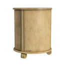 Lawrie 20 in. W  Round Wood Drum 1 Door Side Table by Butler Specialty Company