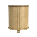 Lawrie 20 in. W  Round Wood Drum 1 Door Side Table by Butler Specialty Company
