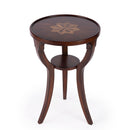 Dalton 15.75 in. W Round Wood Side Table with Small Lower Open Shelf by Butler Specialty Company