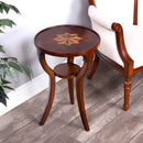 Dalton 15.75 in. W Round Wood Side Table with Small Lower Open Shelf by Butler Specialty Company