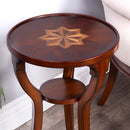 Dalton 15.75 in. W Round Wood Side Table with Small Lower Open Shelf by Butler Specialty Company